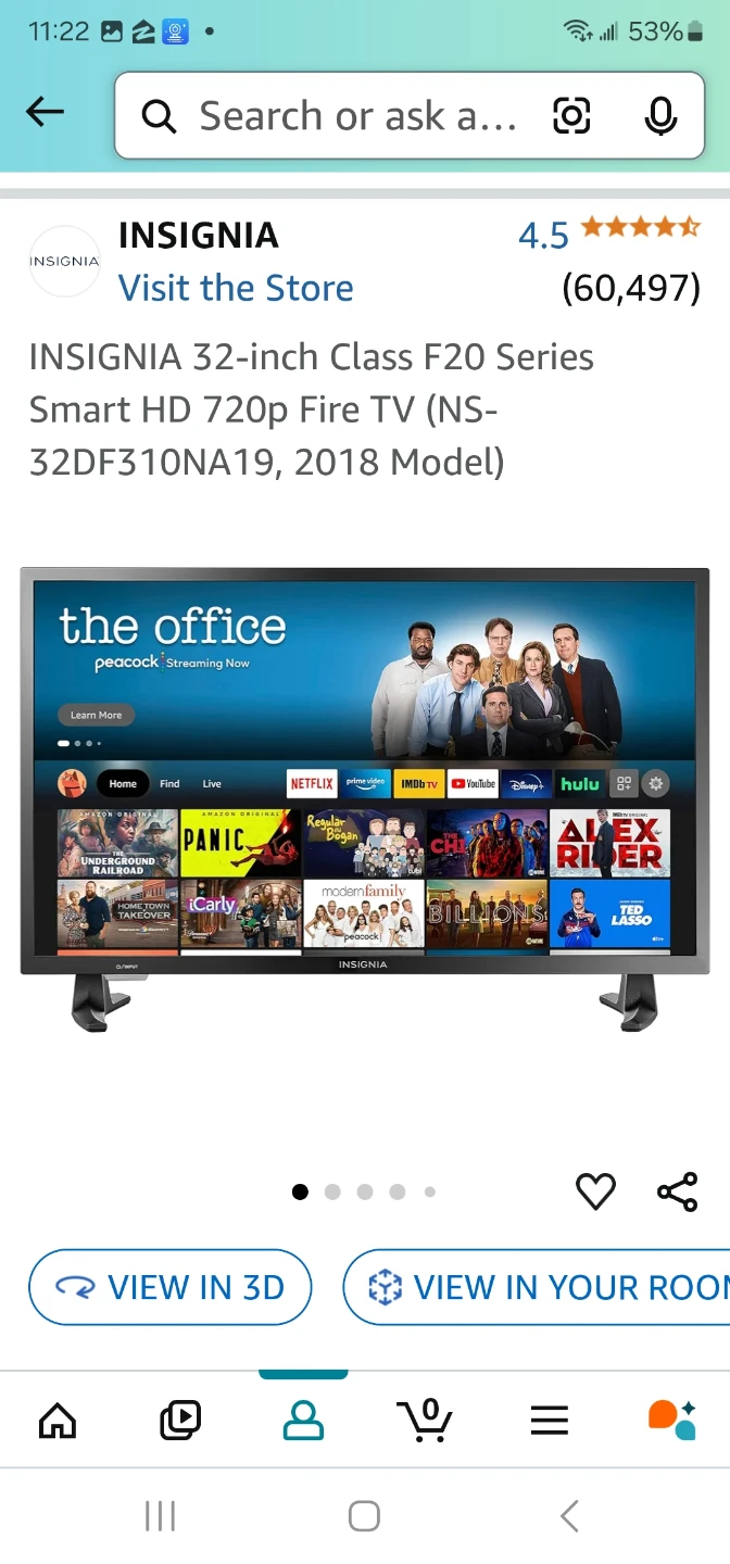 Insignia 32-inch Smart HD Fire TV