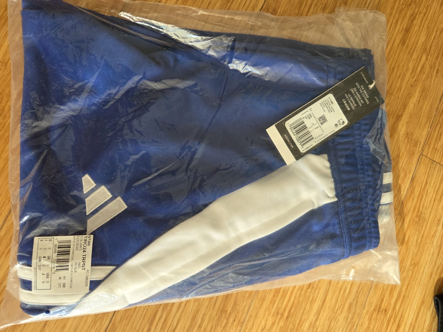 Adidas Tiro24 Track Pants Royal Blue/White (Medium)