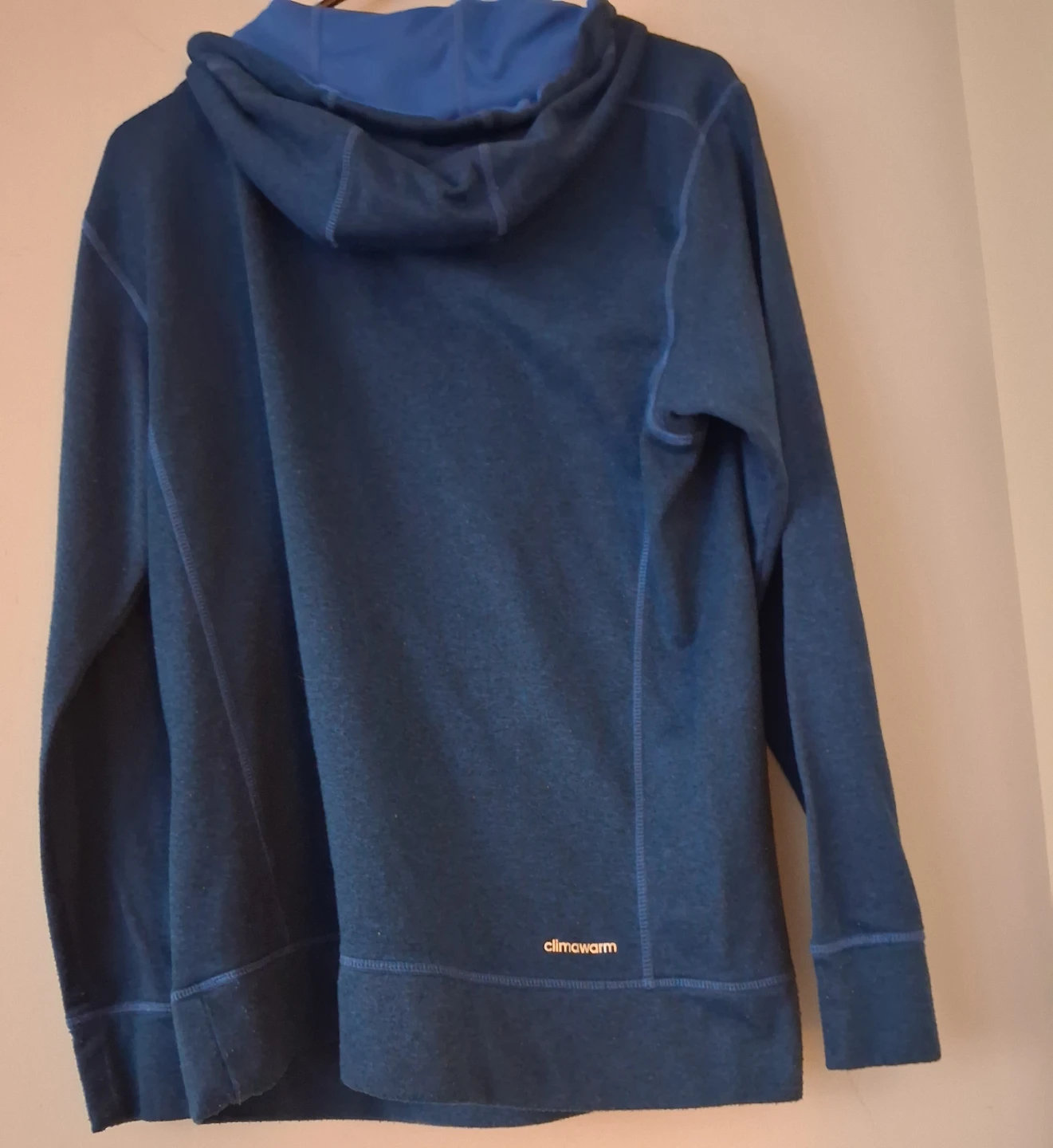 Adidas ClimaWarm Hoodie - Blue - Size M - photo 2