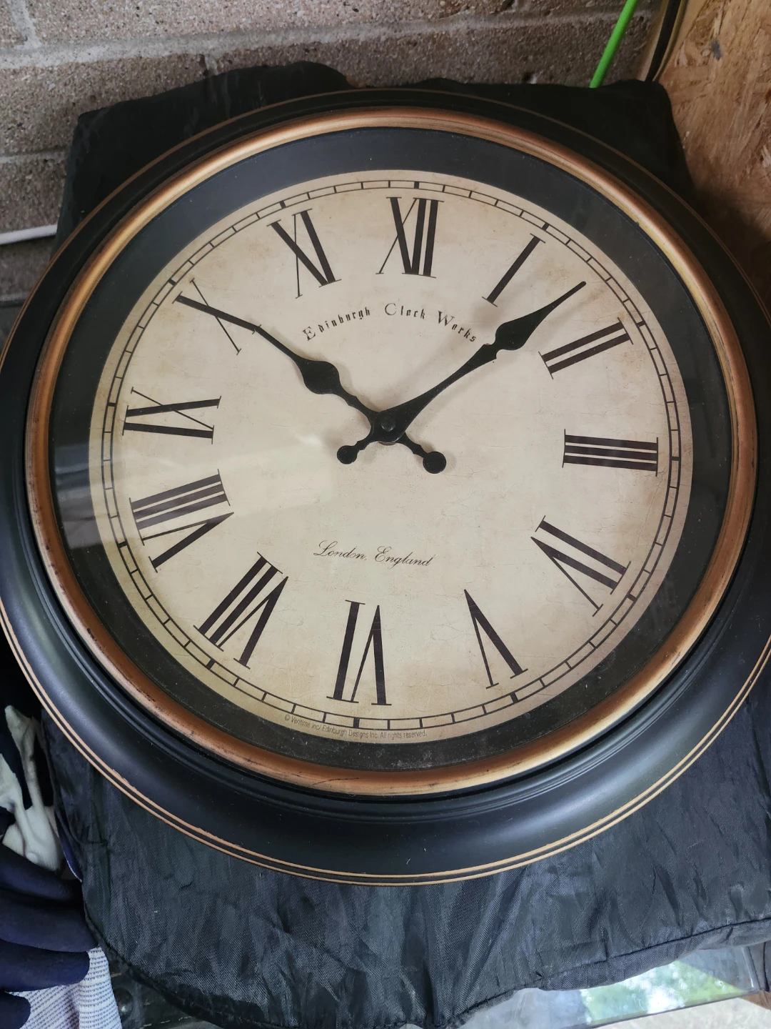 Edinburgh Clock Works London England Wall Clock