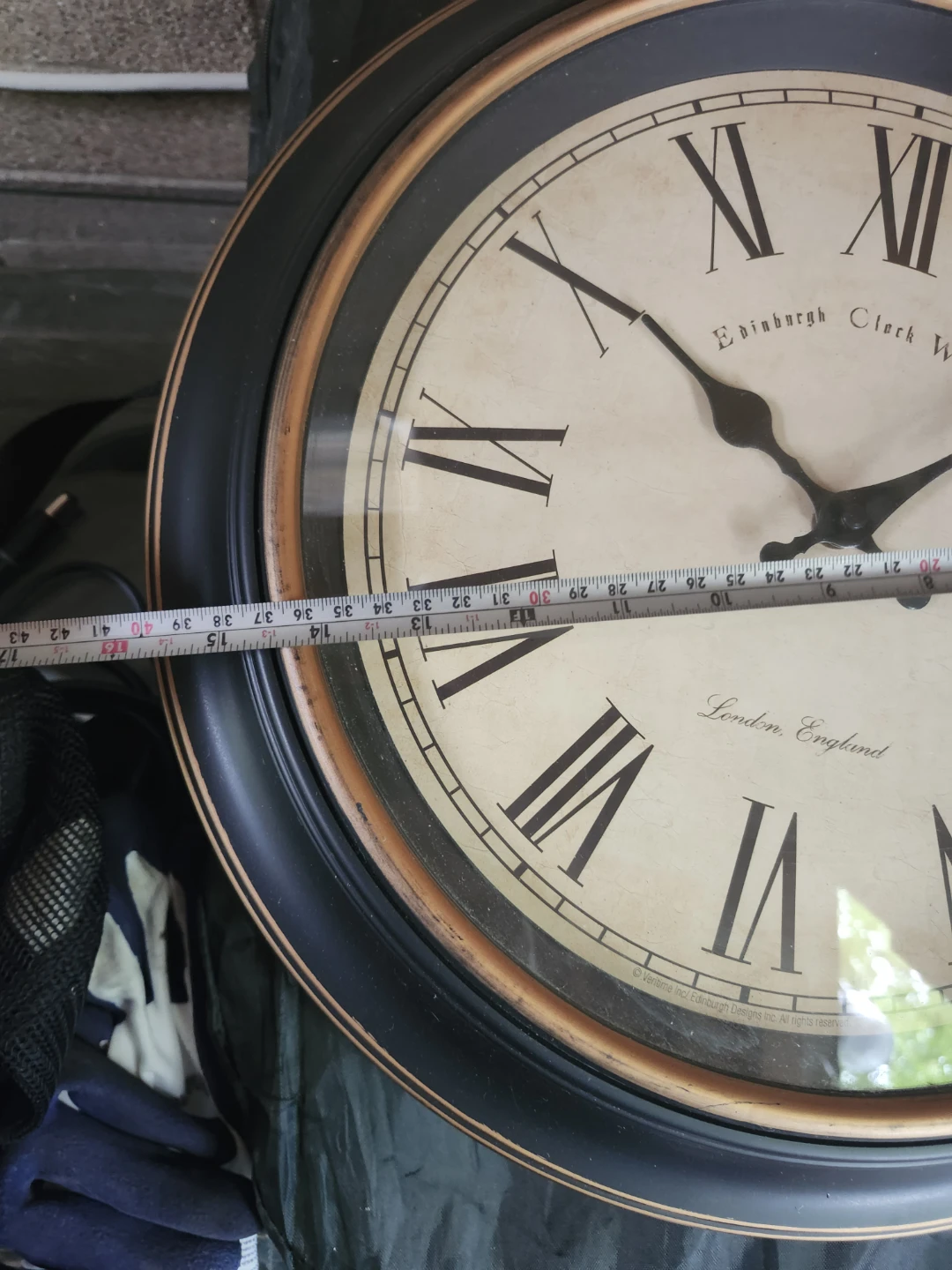 Edinburgh Clock Works London England Wall Clock - photo 3