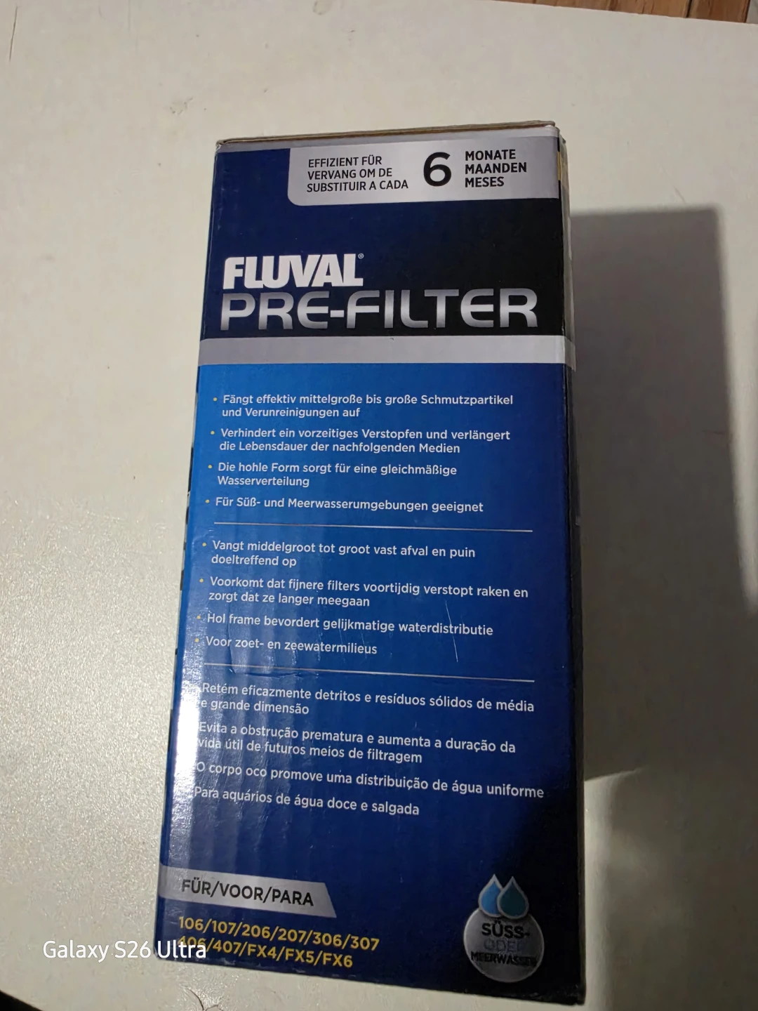 Fluval External Power Filter Pre-Filter Media 750g - photo 4