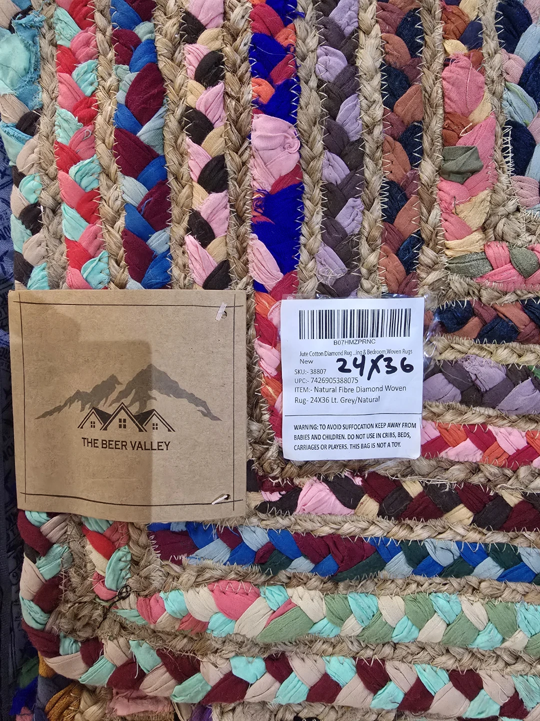The Beer Valley Diamond Woven Rug 24x36 - photo 5