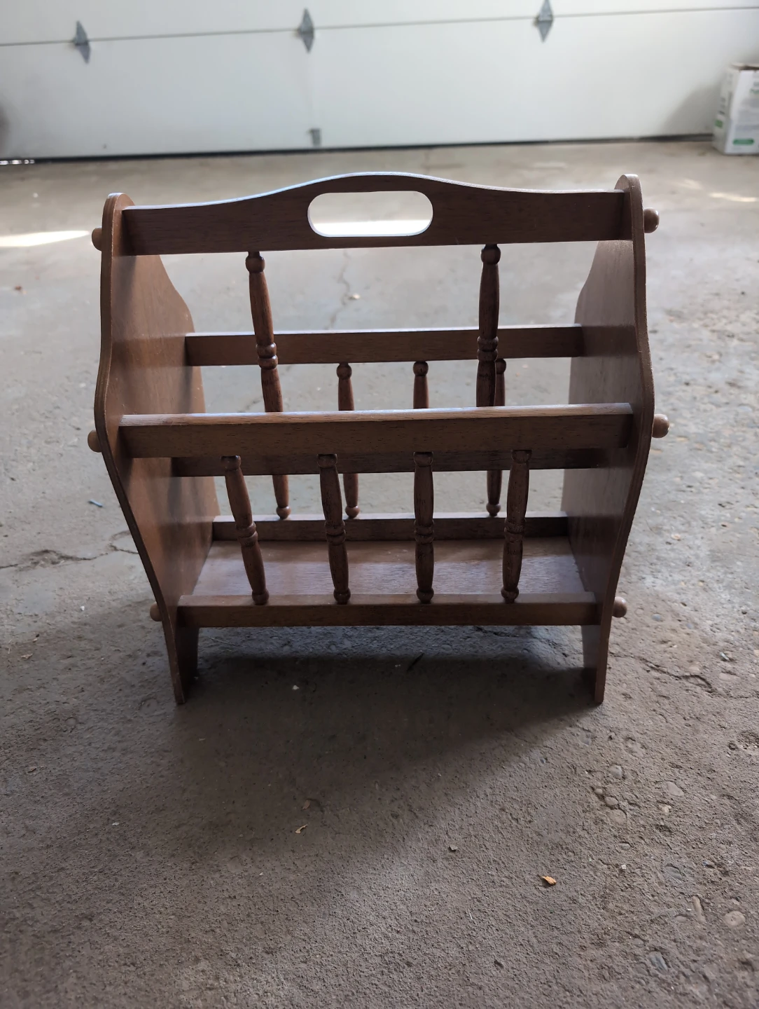 Wooden Magazine Rack
