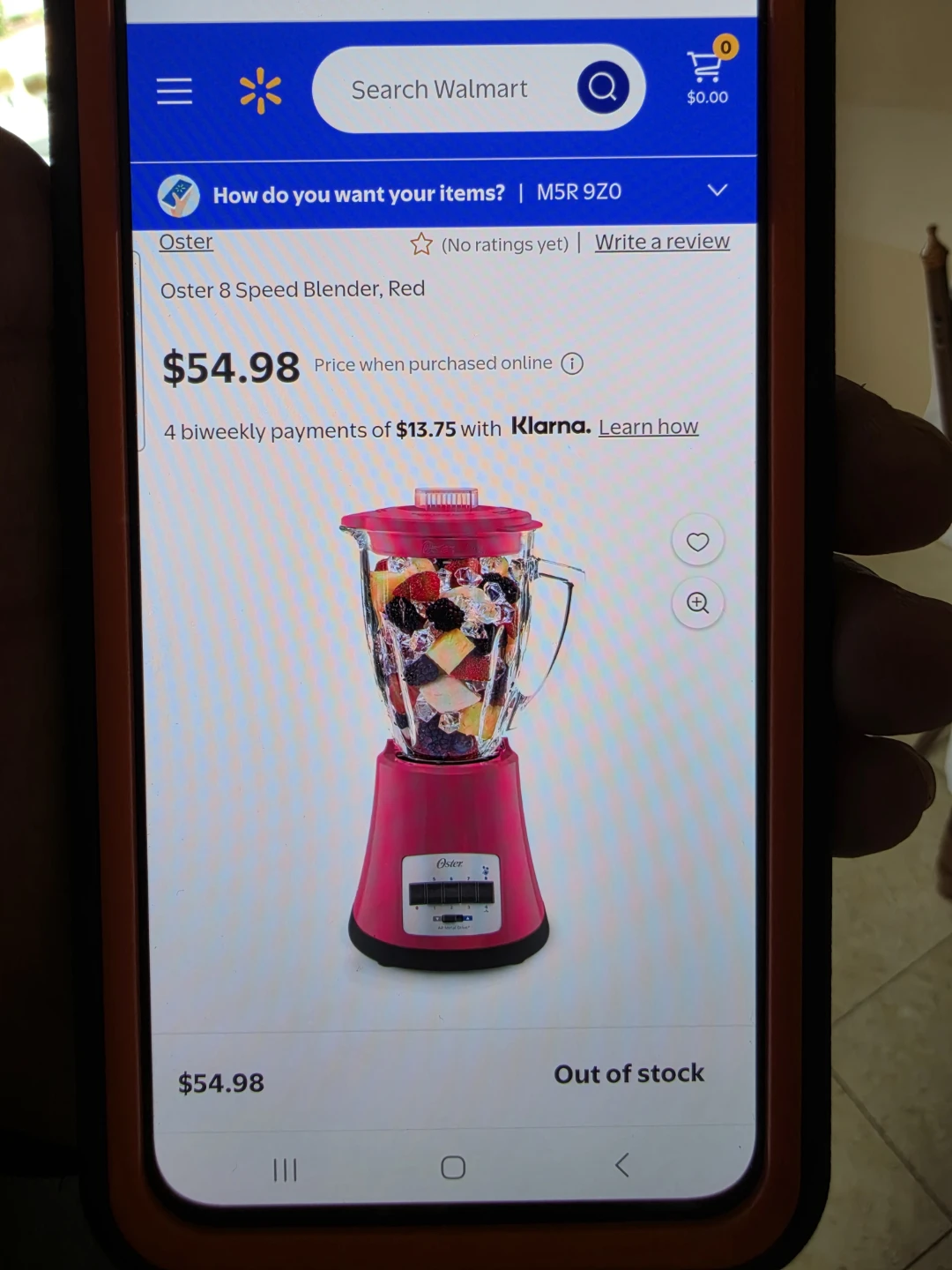 Oster 8 Speed Blender, Red - photo 2
