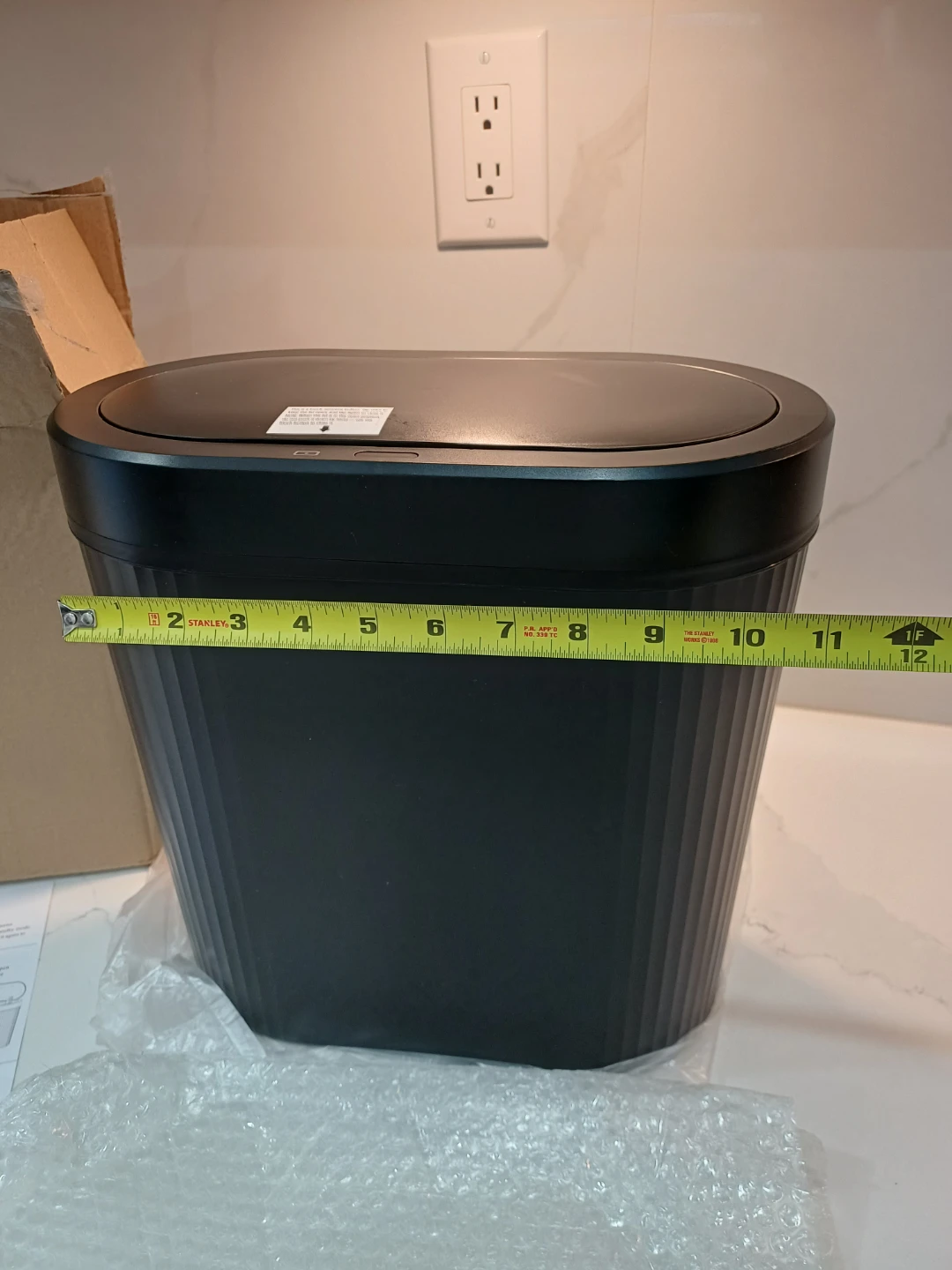 Black Smart Trash Can - photo 3