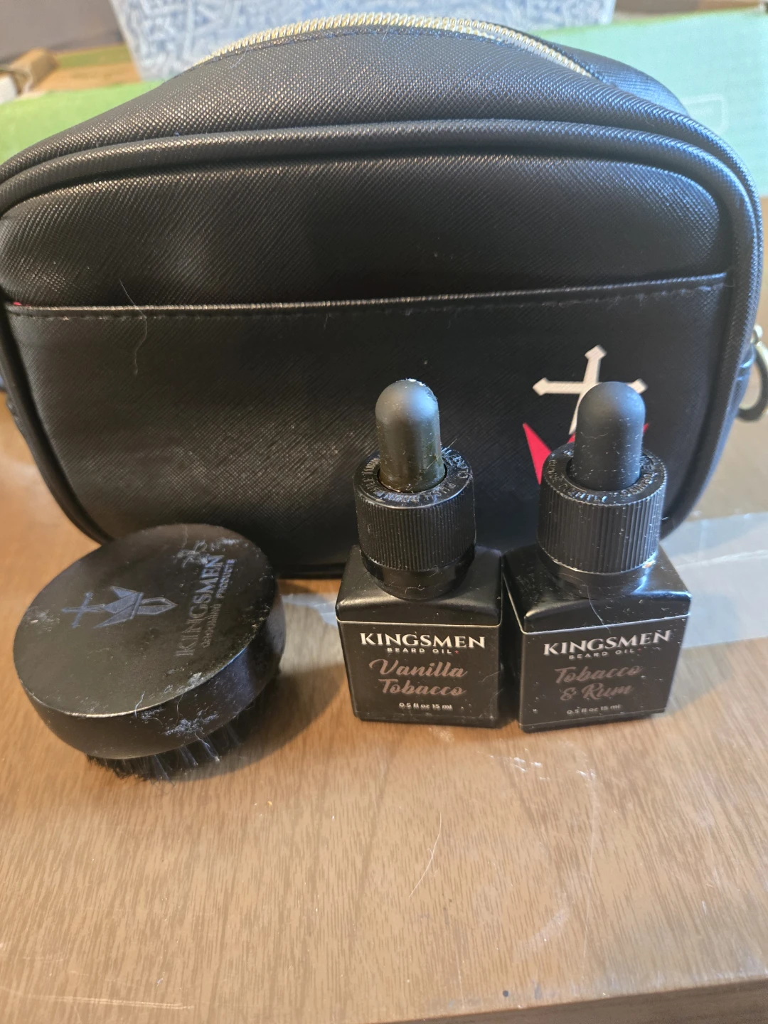 Kingsmen Beard Oil Set with Bag