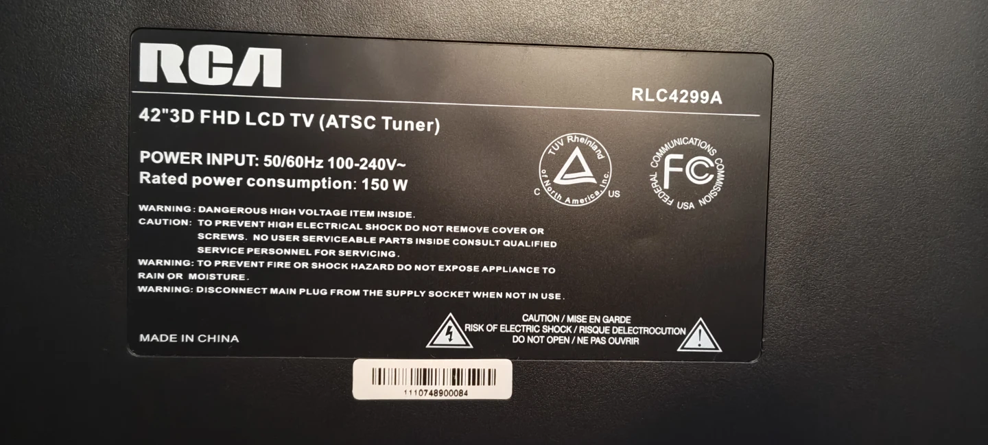 42" RCA TV - photo 2