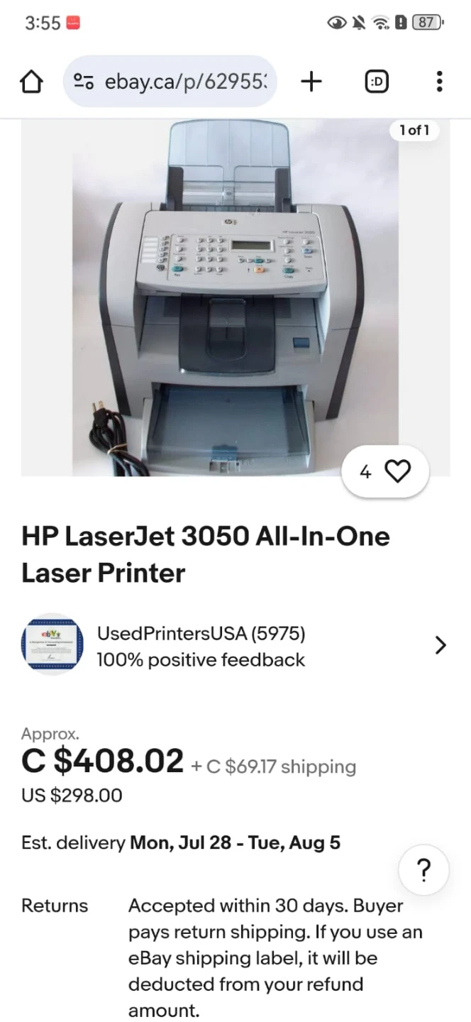 All-In-One Laser Printer