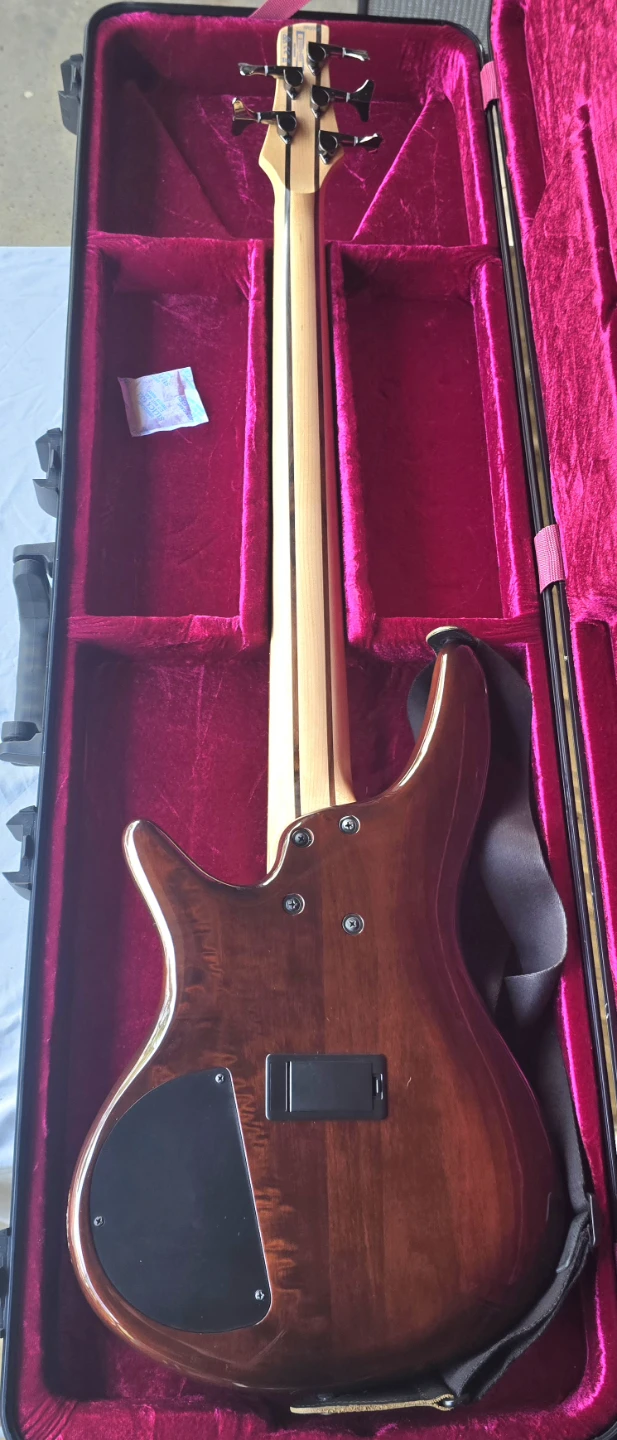 Ibanez SR375F 5 String Fretless Bass Guitar  w Gator Case - photo 4