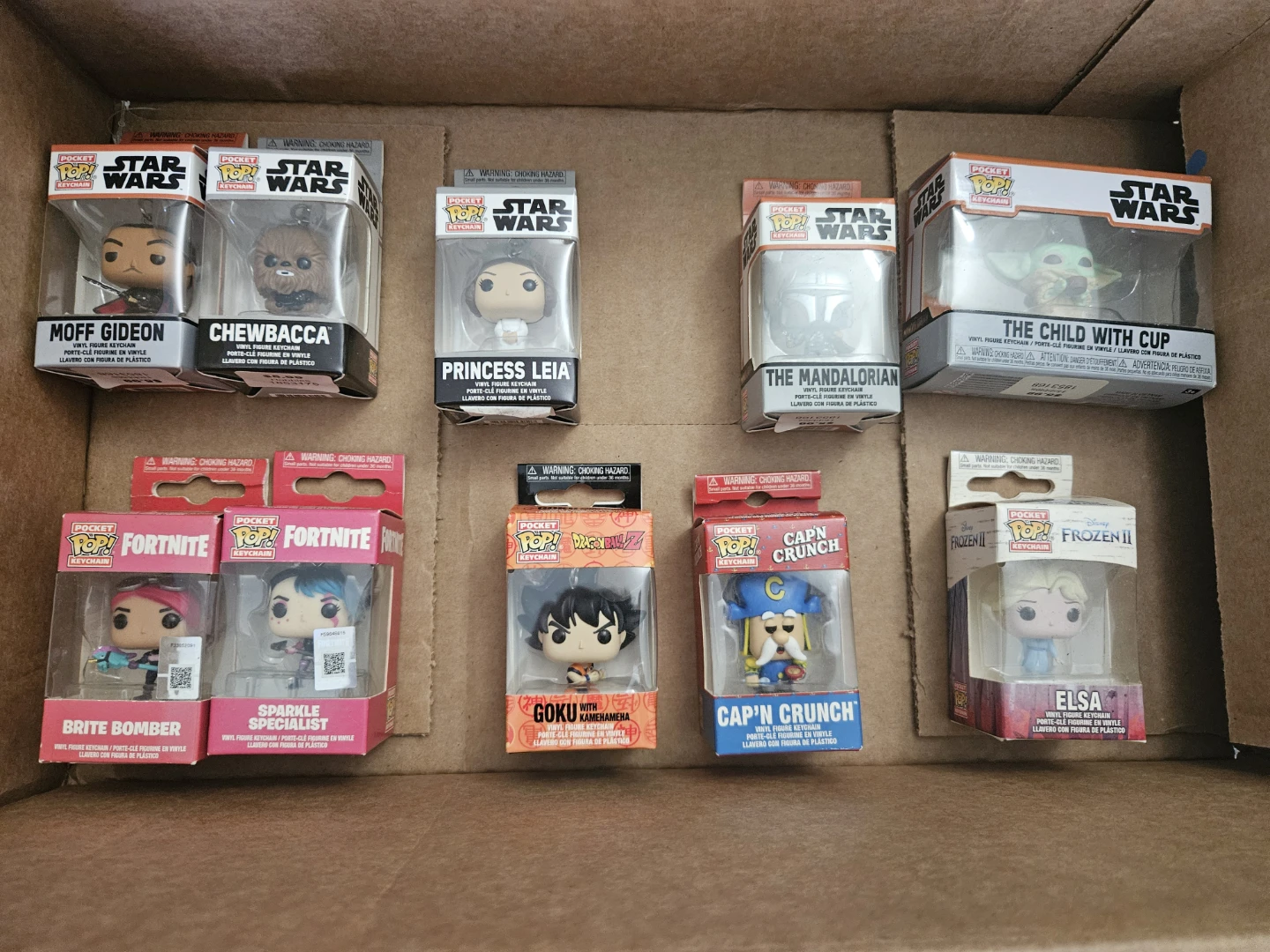 Funko Pop! Keychain Bundle (Fortnite, Star Wars, etc.)