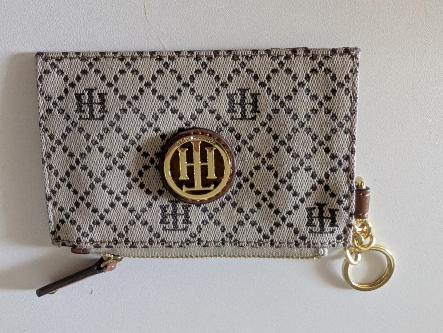 Tommy Hilfiger ID Card Holder Wallet with Zipper