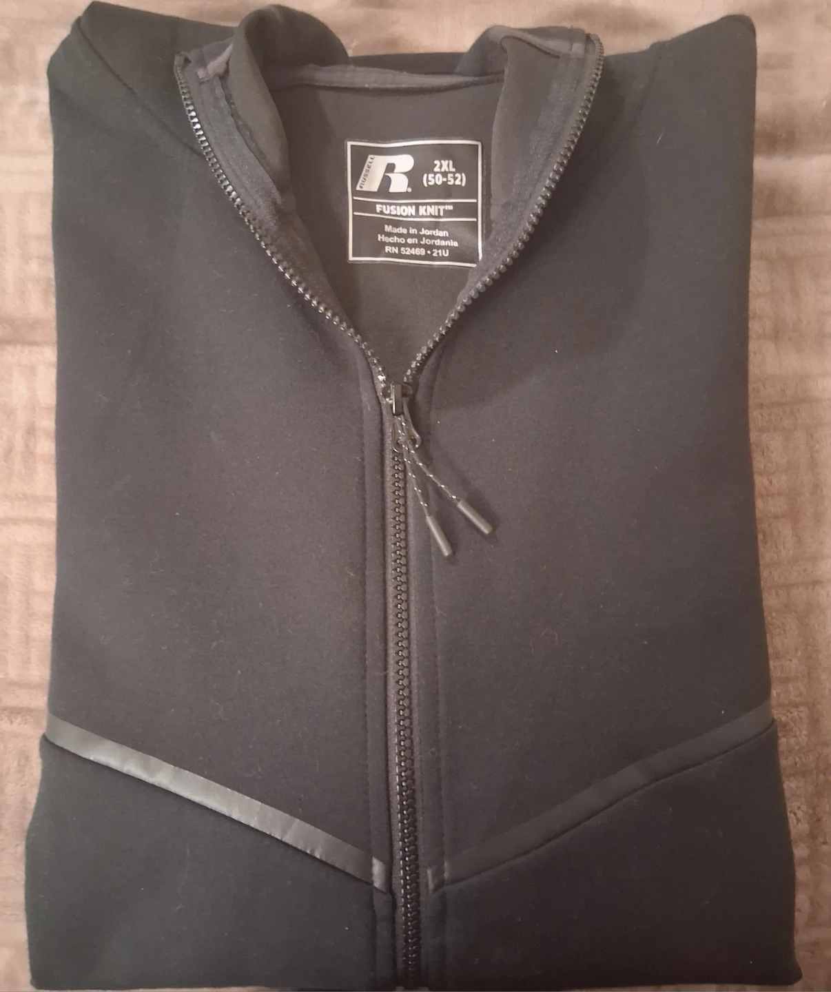 Russell Athletic Fusion Knit Full Zip Hoodie Jacket 2XL