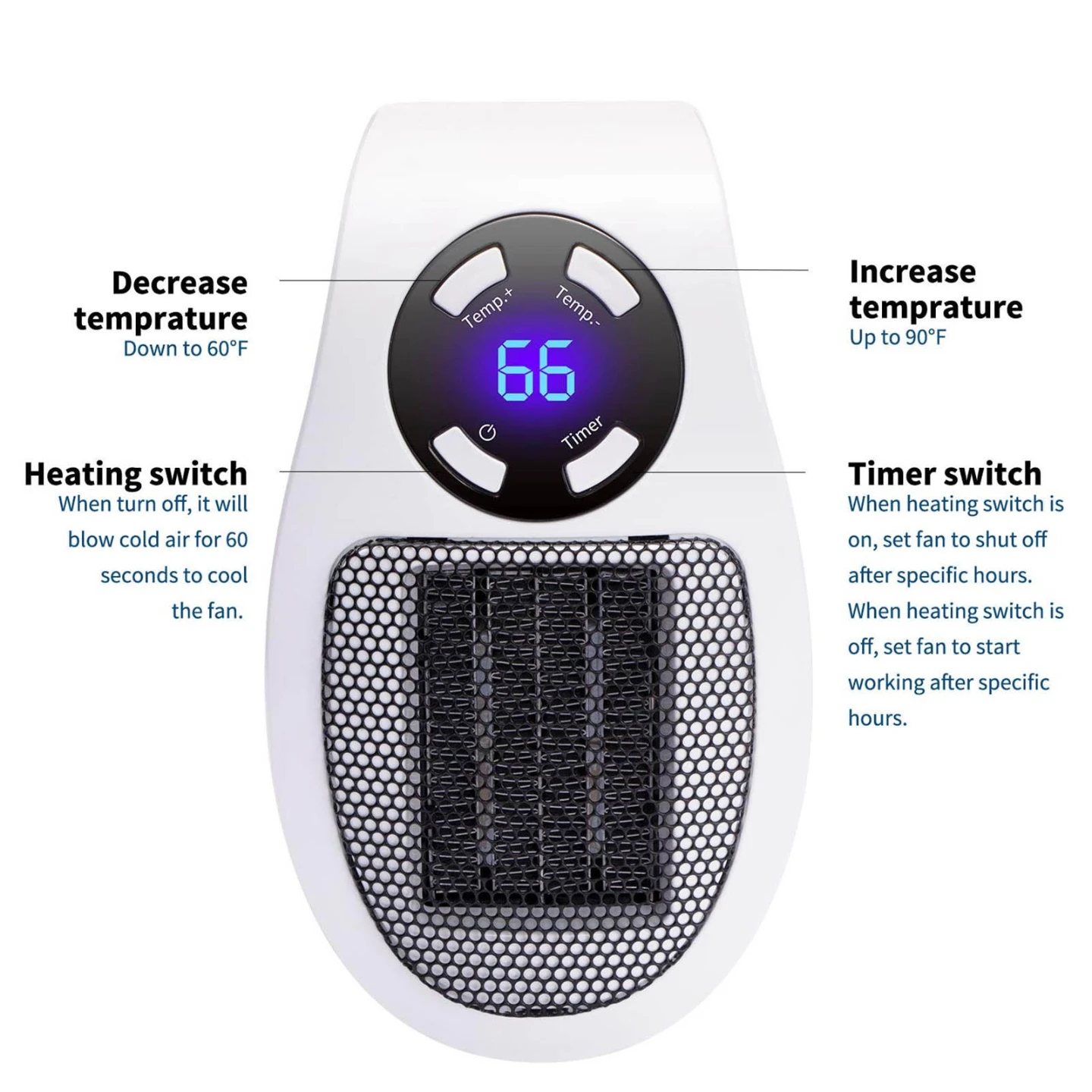 Portable Space Heater - photo 3
