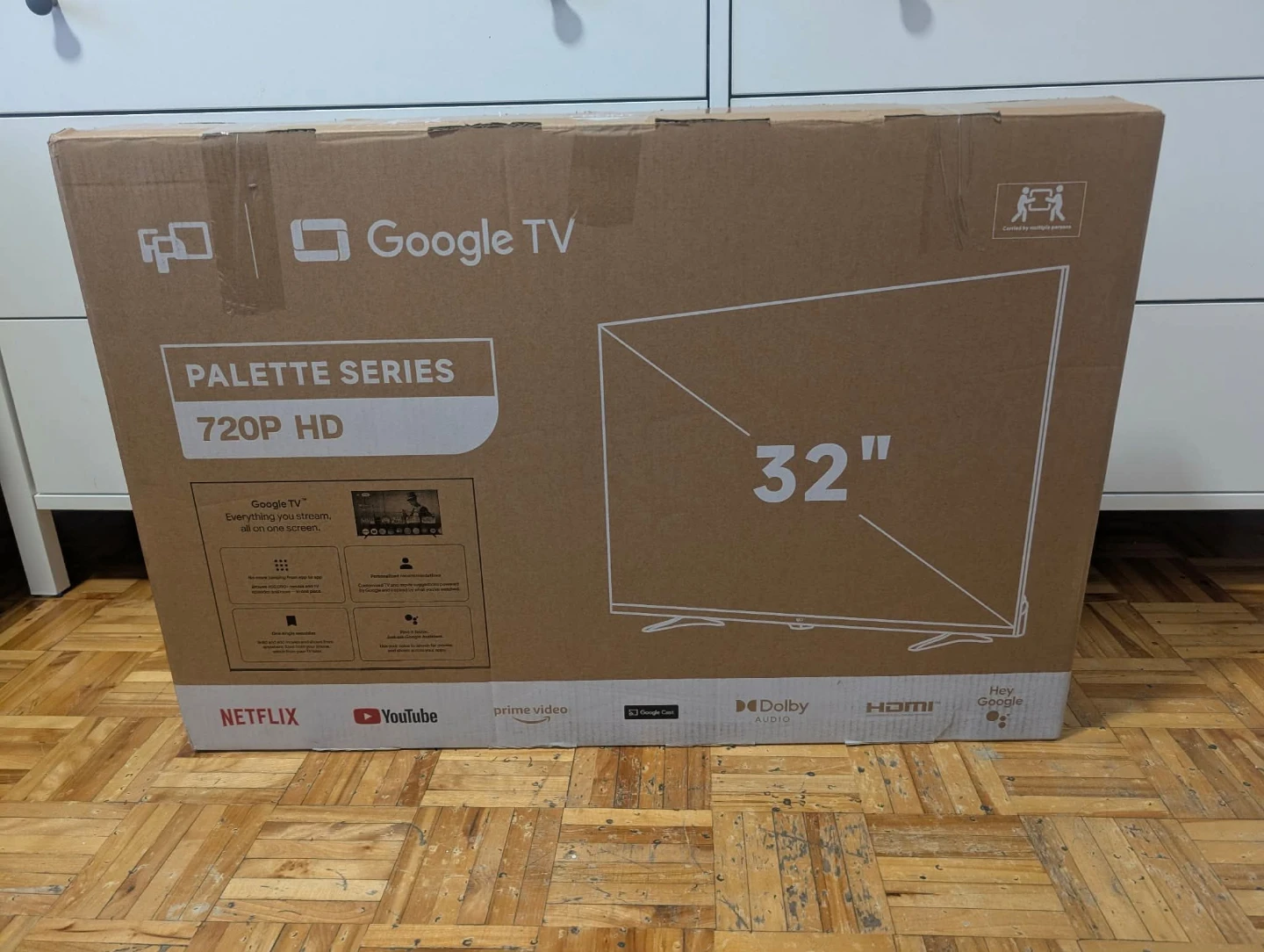 32" Google TV 720P HD Smart TV