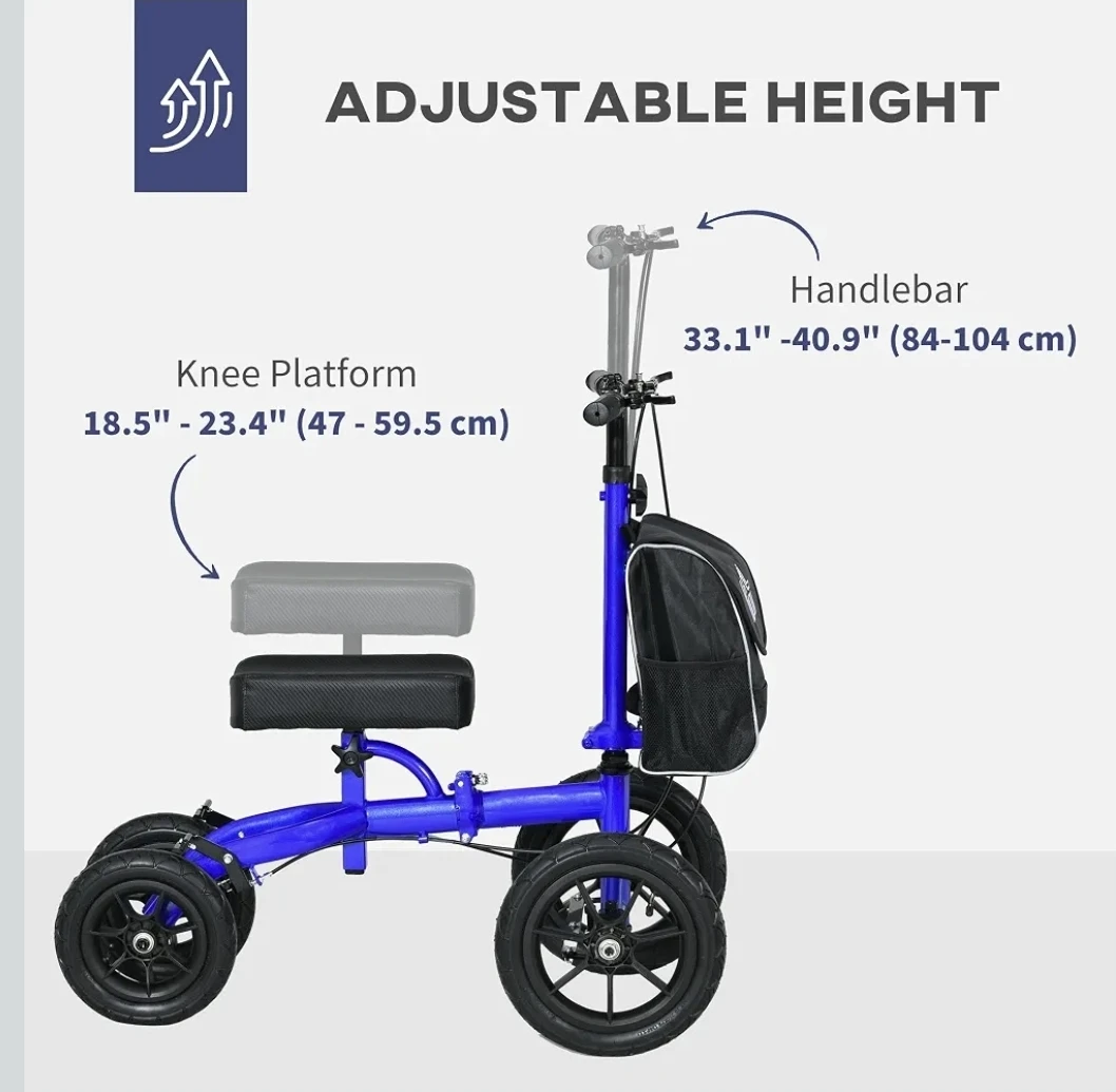 Brand New HOMCOM 3-Wheel Knee Walker / Knee Scooter - photo 3