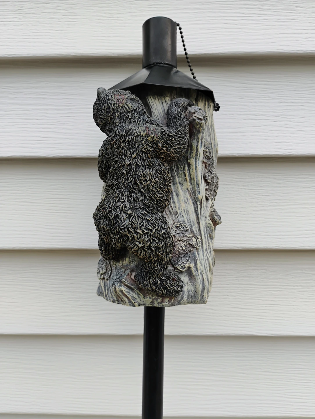 CHARMING BEAR-THEMED OUTDOOR TORCH - photo 2