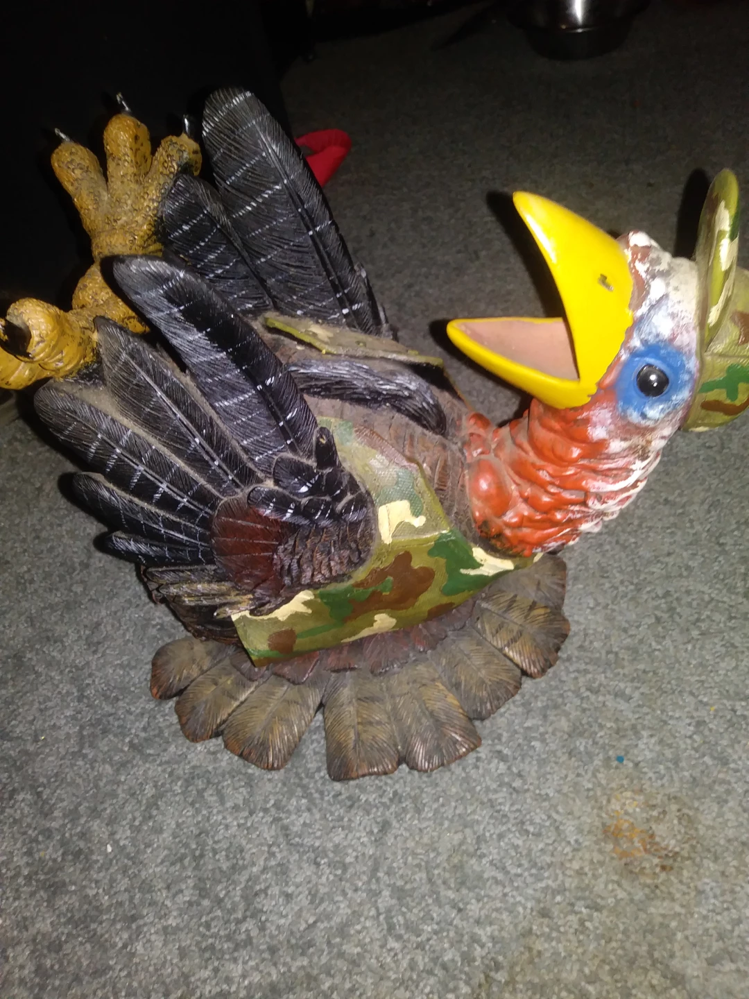 New no box Turkey Figurine wine holder
