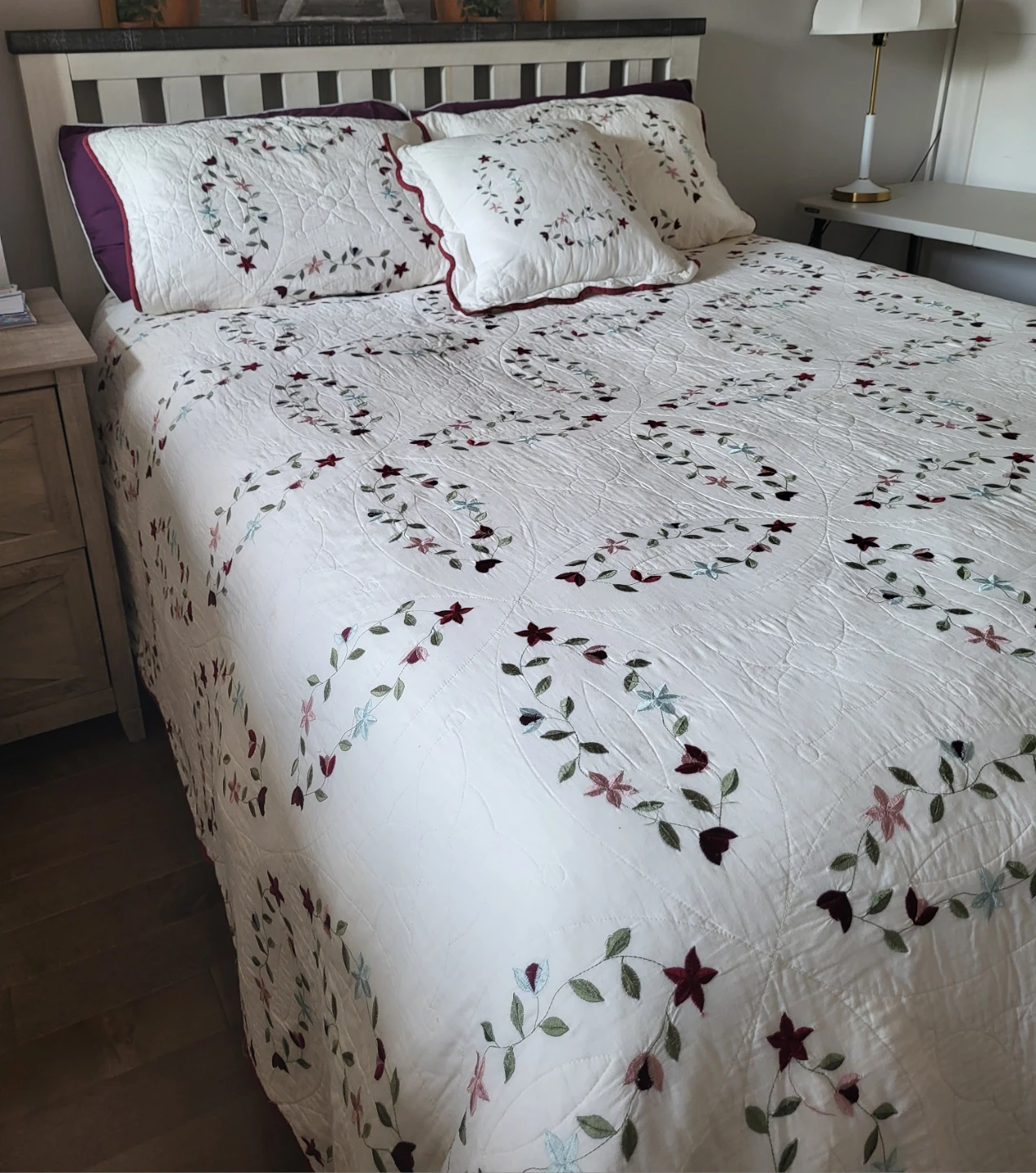 Queen Bed Frame and Mattress Set - photo 2