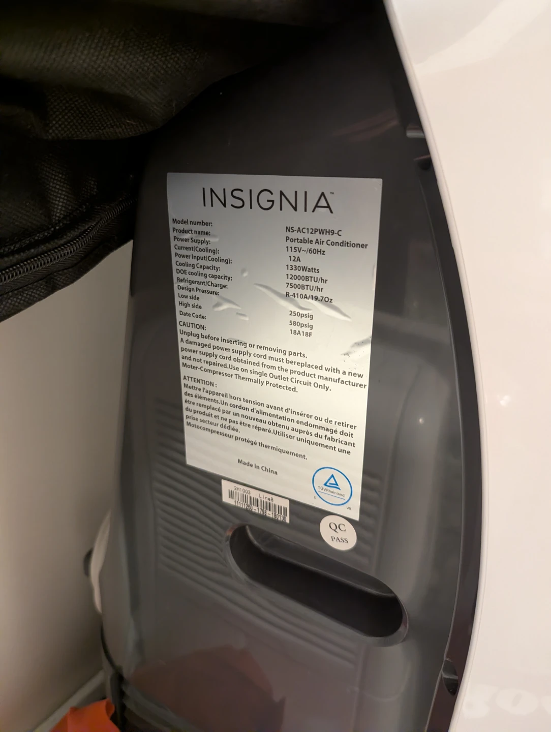 Insignia Portable Air Conditioner (A/C) 12000 BTU - photo 5