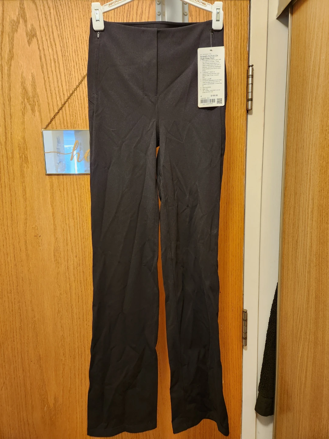 Lululemon Smooth Fit Pull-On High-Rise Pant Black Size 4