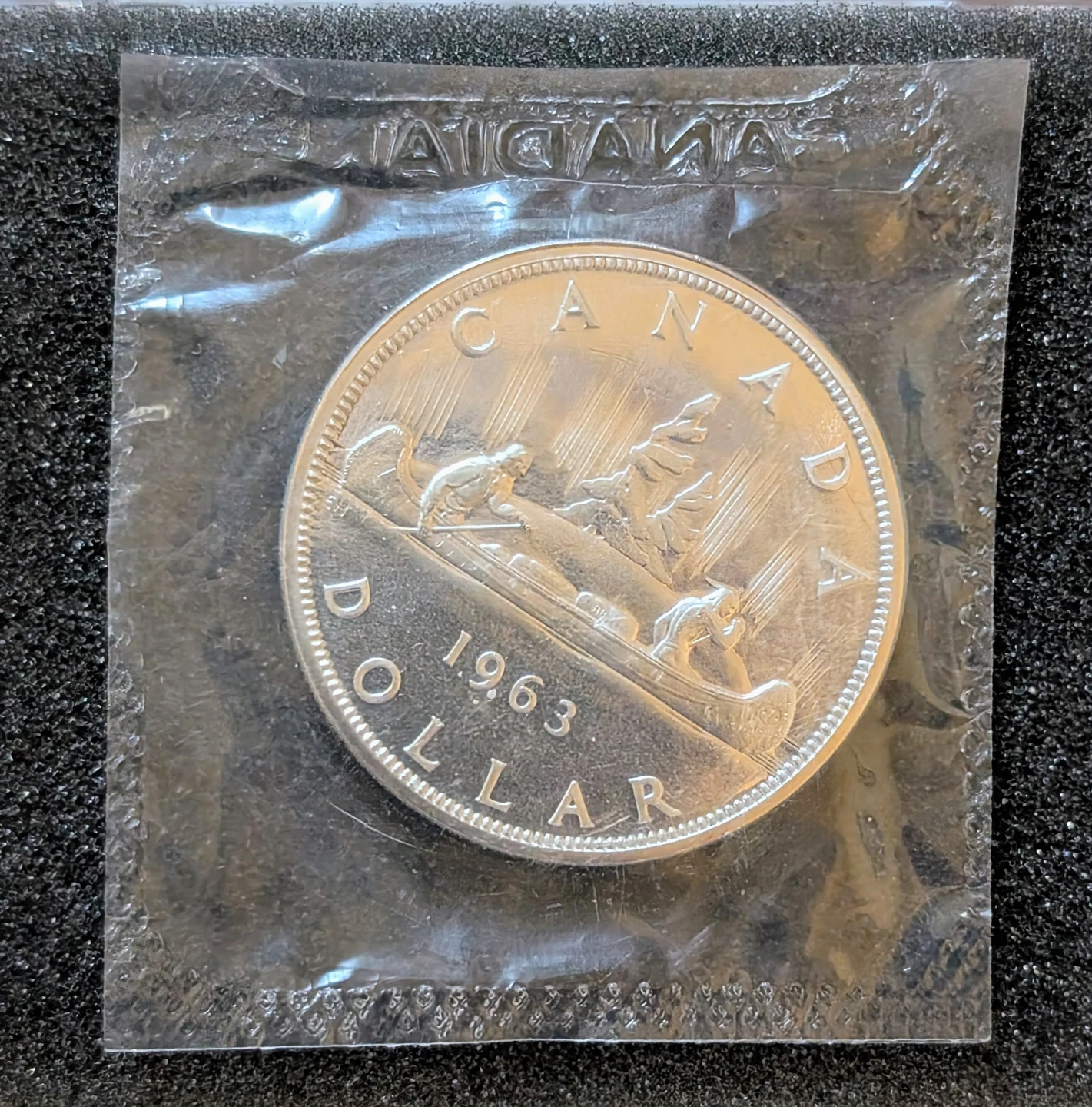 1963 Silver Canadian Dollar Coin