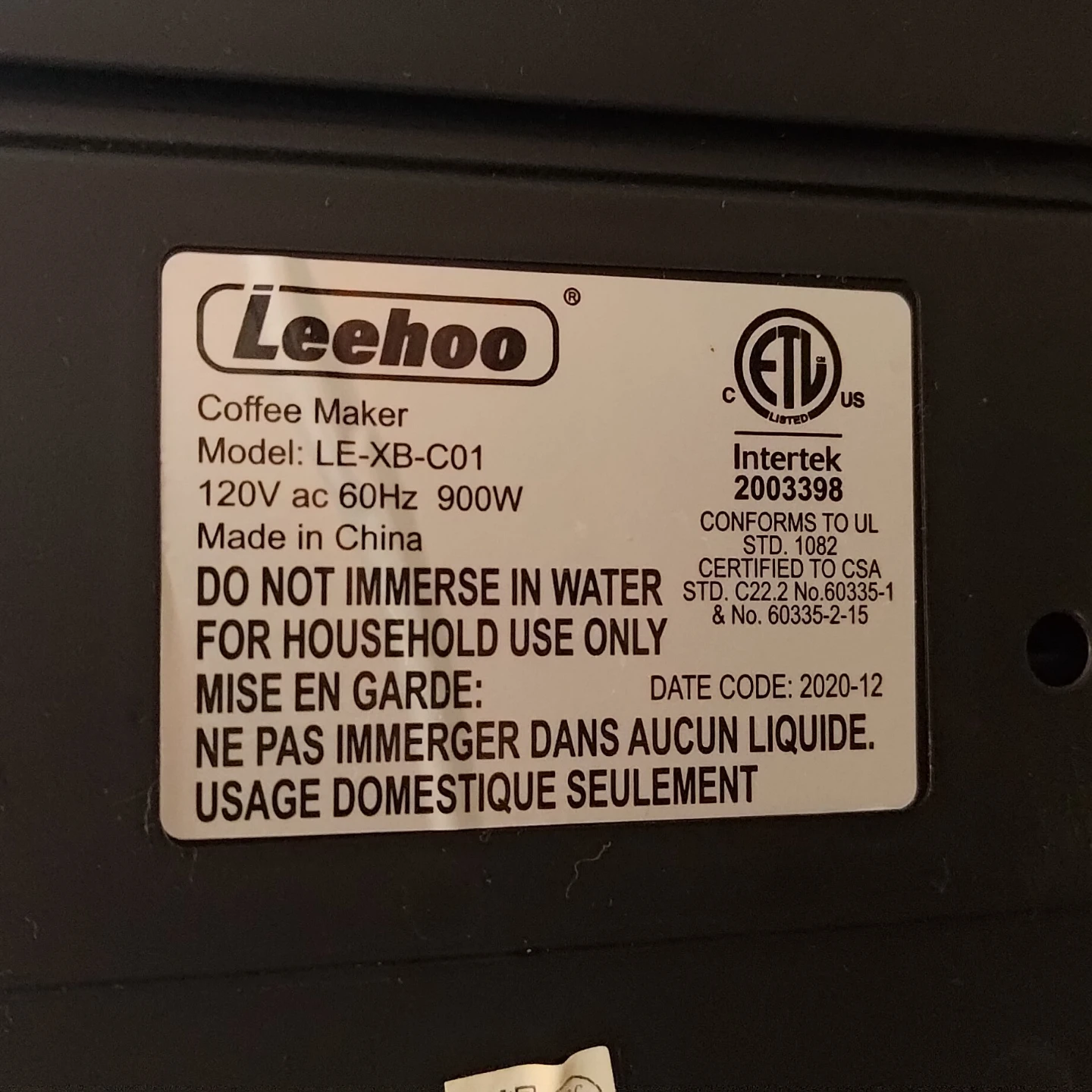 Leehoo Coffee Maker - photo 2