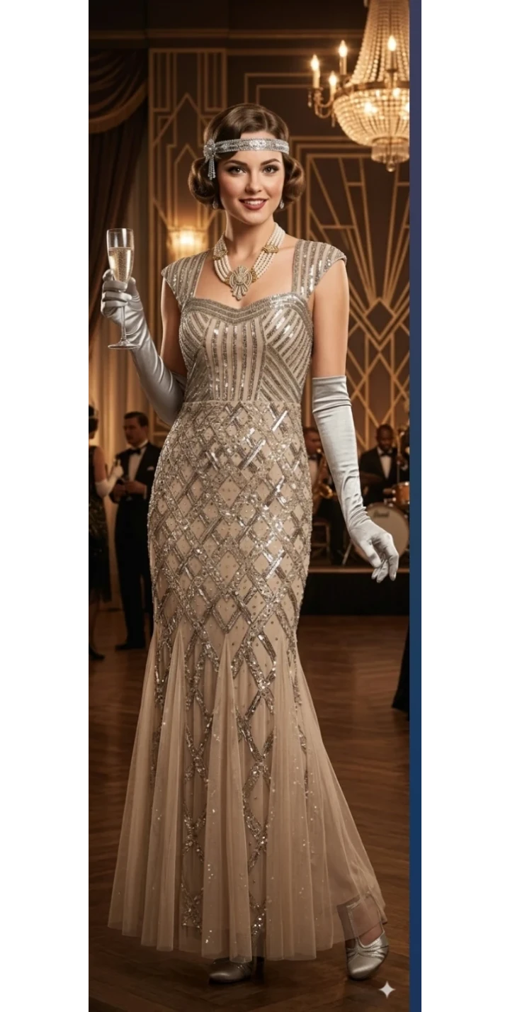 Adrianna Papell Gatsby size 4 or small