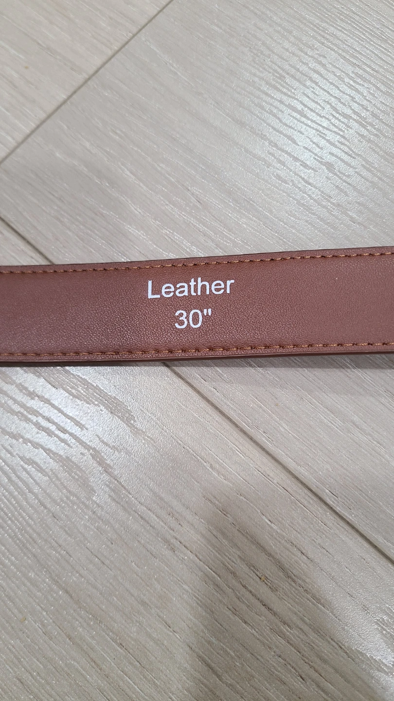Boys Brown Leather Belt 30" - photo 2