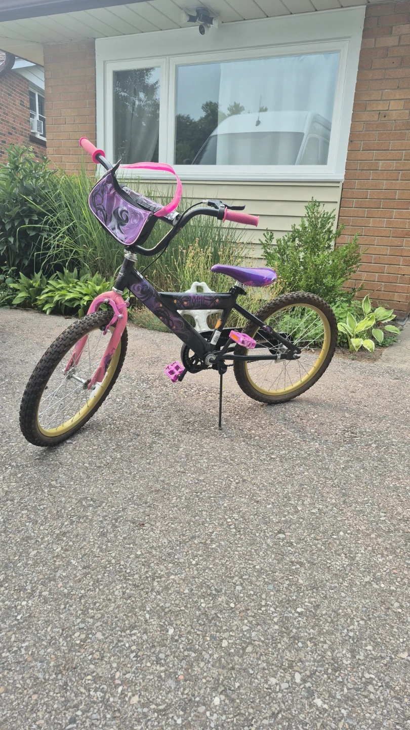 Purple and Pink Kids' Bicycle