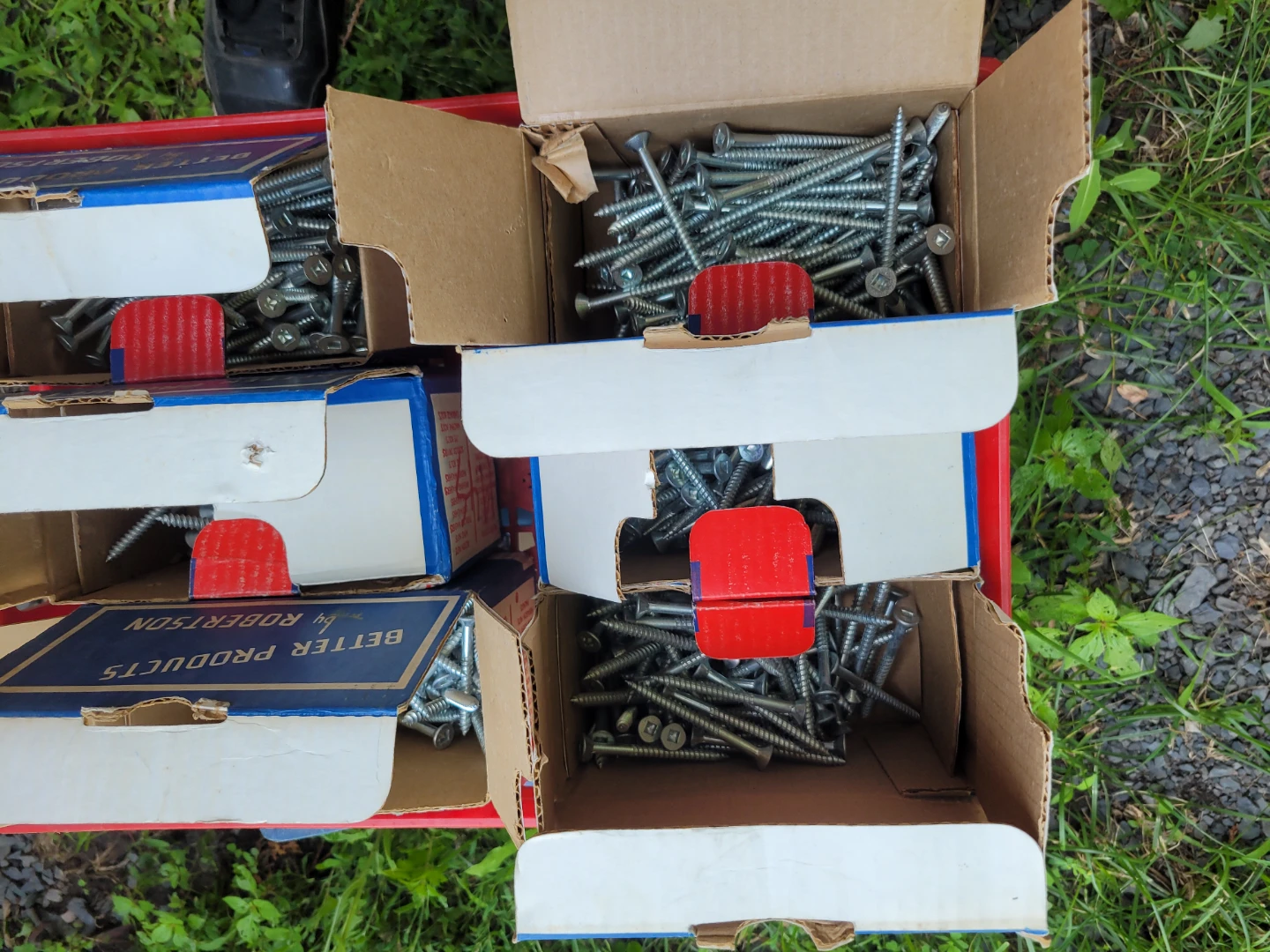 6 Box Robertson Fine Finished Products Wood Screws - photo 4