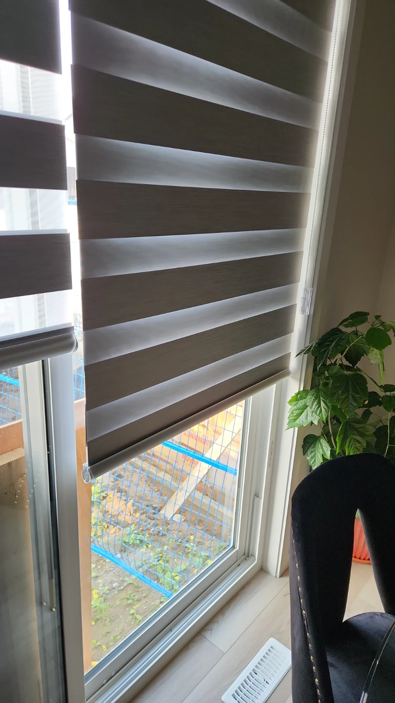 Custom made zebra blinds