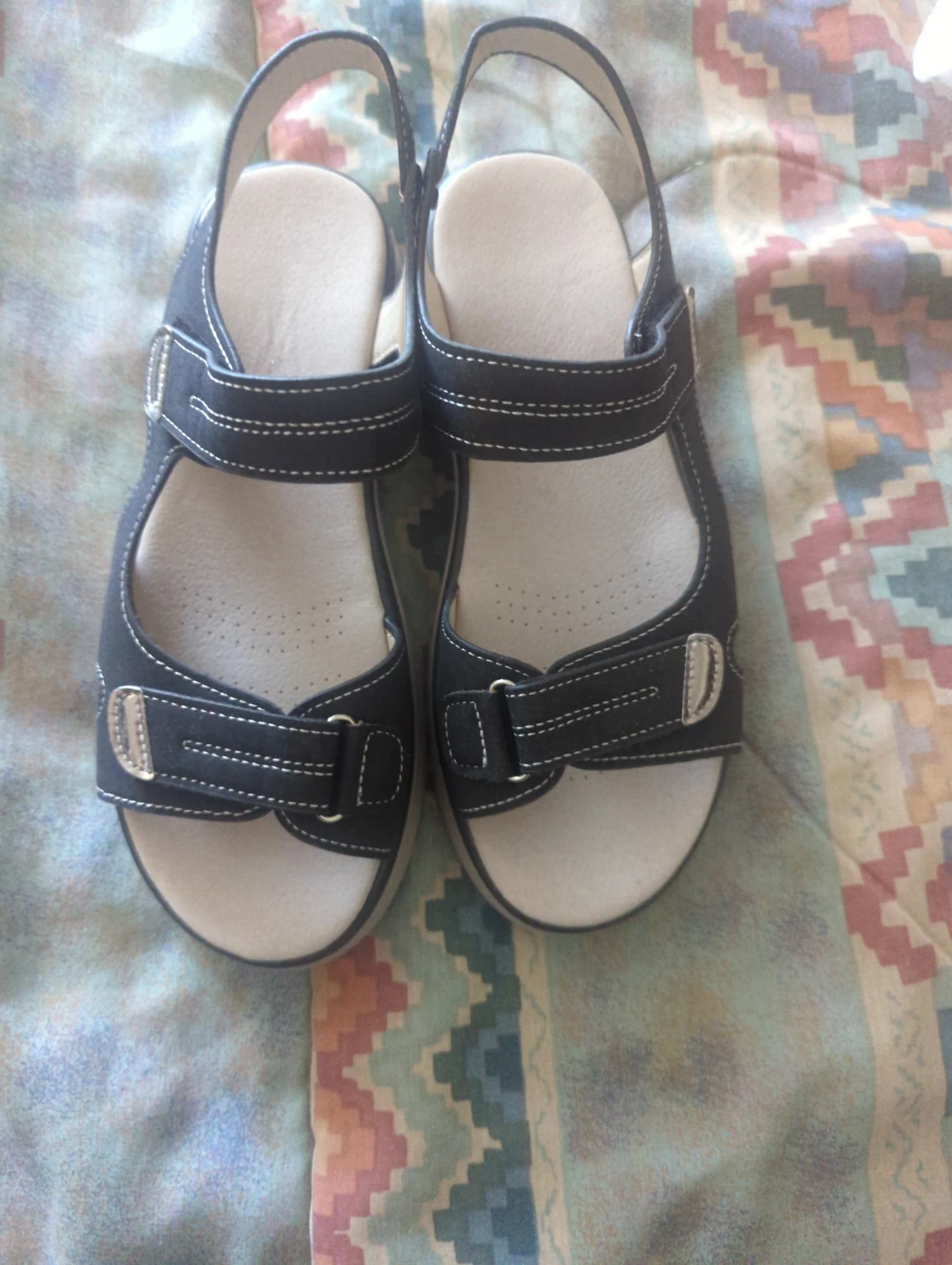 Women's Black Sandals Size 38