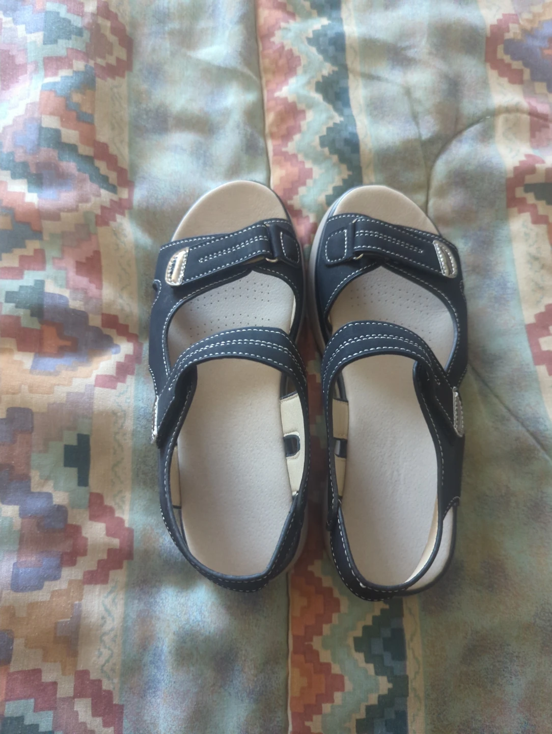 Women's Black Sandals Size 38 - photo 3