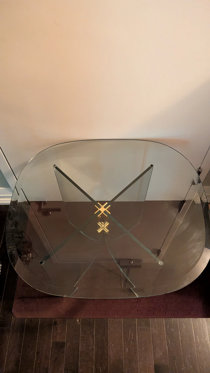 Glass Oval Coffee Table - photo 2