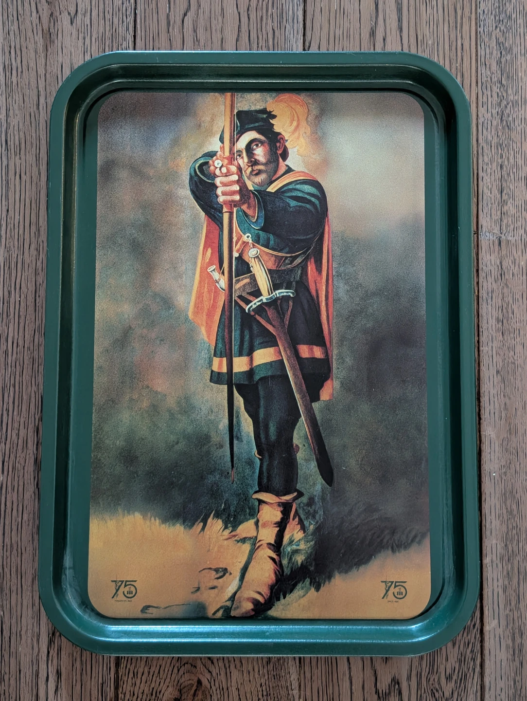 Vintage 1909-1984 Robin Hood Multifoods 75th Serving Tray