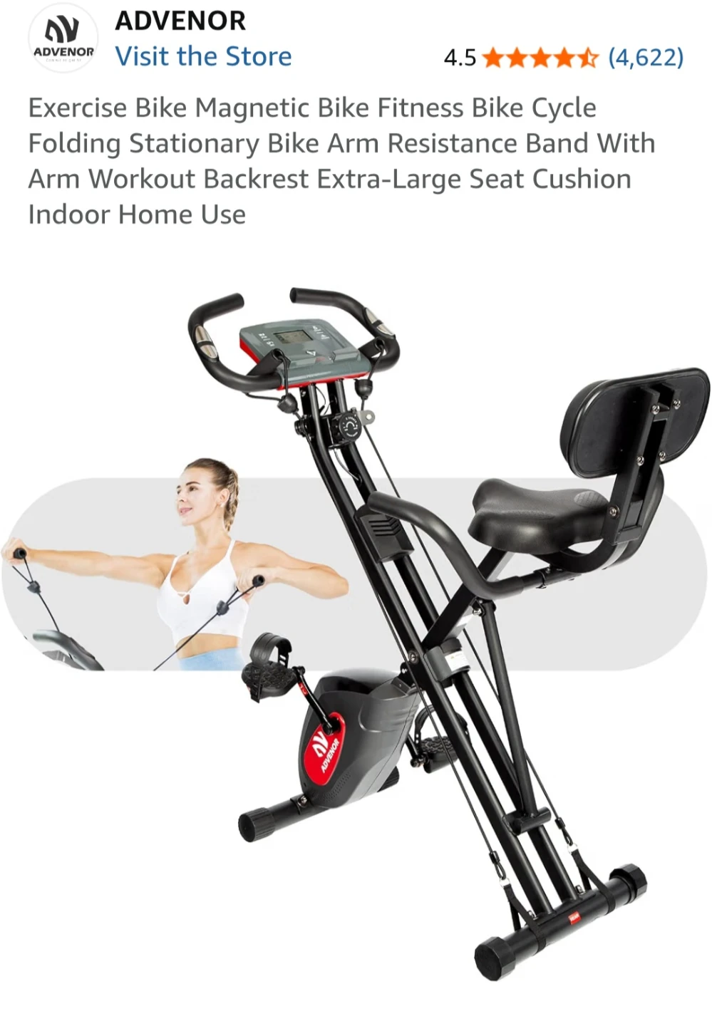 BRAND NEW FOLDABLE EXERCISE BIKE