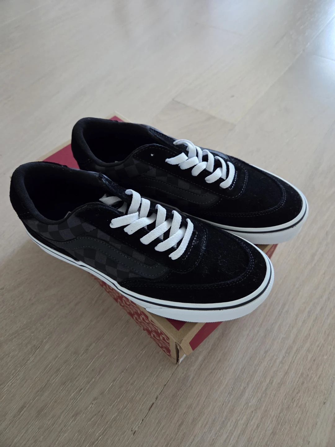 New Vans Brooklyn Ls Canvas Black/Asphalt Shoes