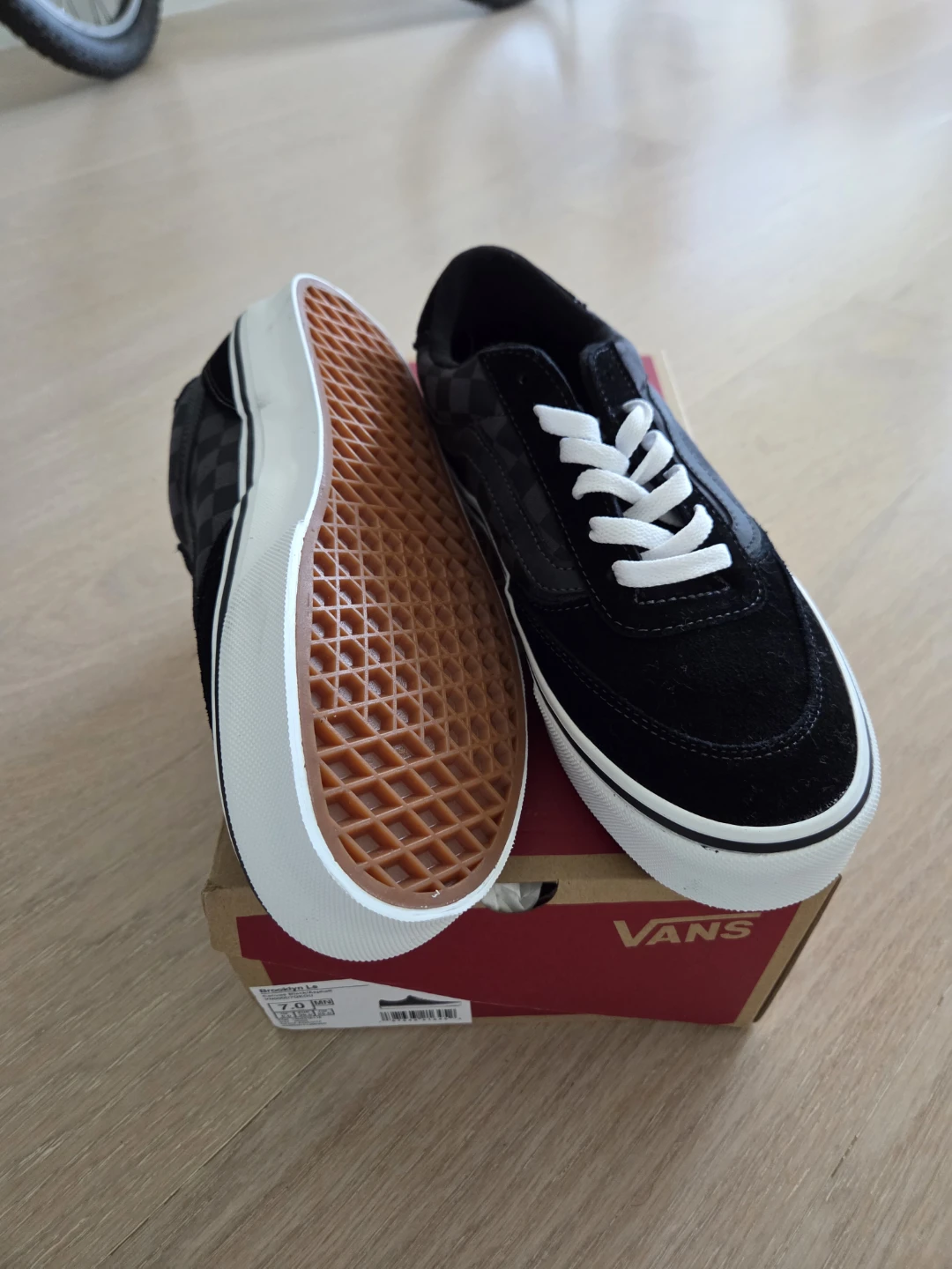 New Vans Brooklyn Ls Canvas Black/Asphalt Shoes - photo 2