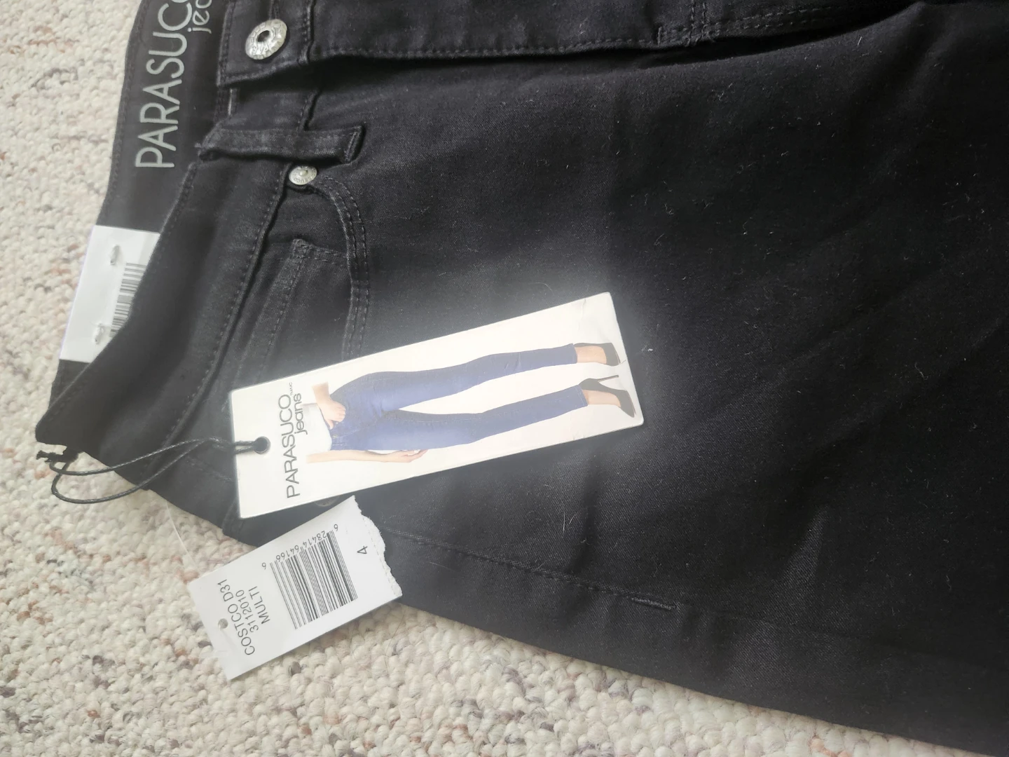 PARASUCO Black Skinny Jeans Size 4