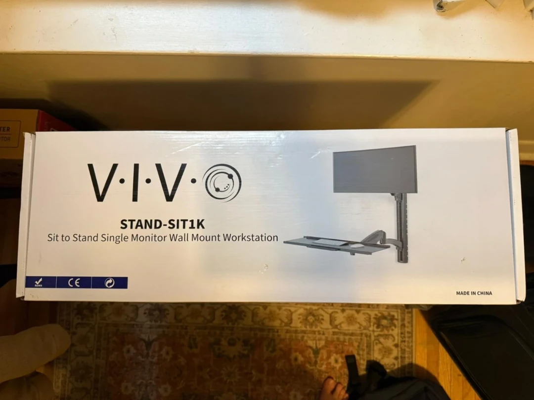 UNOPENED BNIB - VIVO STAND-SIT1K Sit-Stand Wall Mount - photo 4