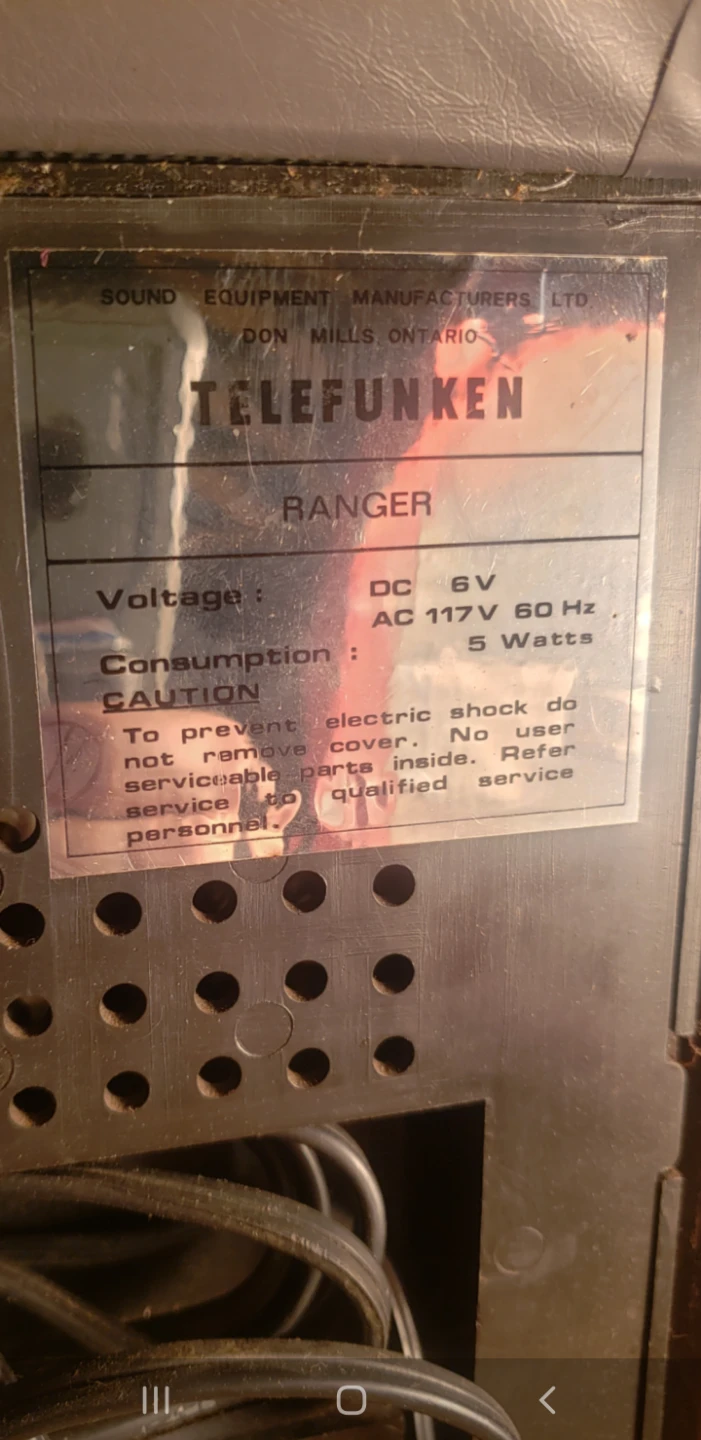 Telefunken Ranger Portable Radio - photo 2