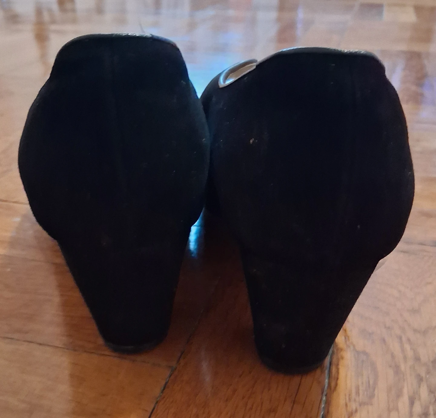 Black Suede Flamenco Shoes by Don Piel - photo 4