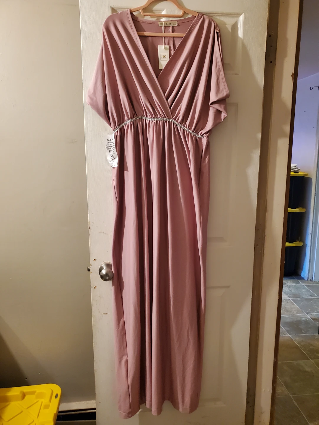KOH KOH XL Pink Maxi Dress