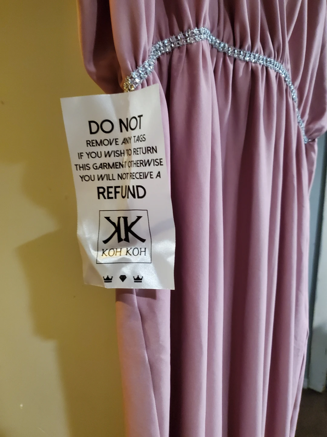 KOH KOH XL Pink Maxi Dress - photo 3
