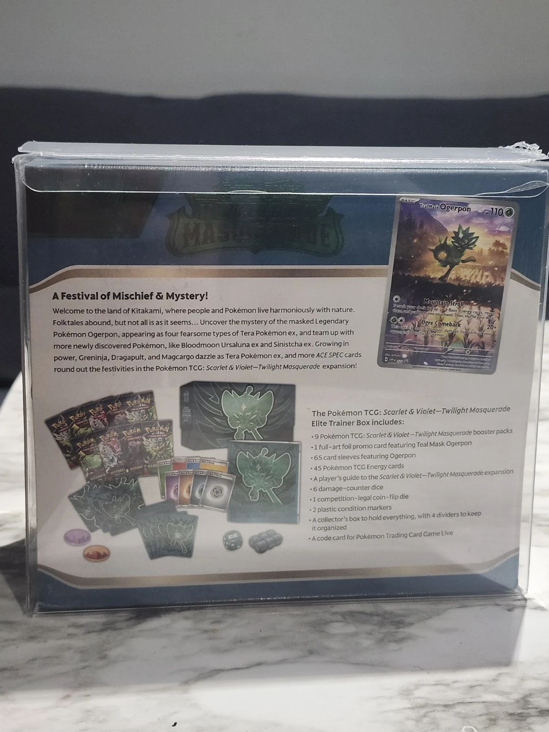 Pokemon TCG- Twilight Masquerade Elite Trainer Box - photo 2