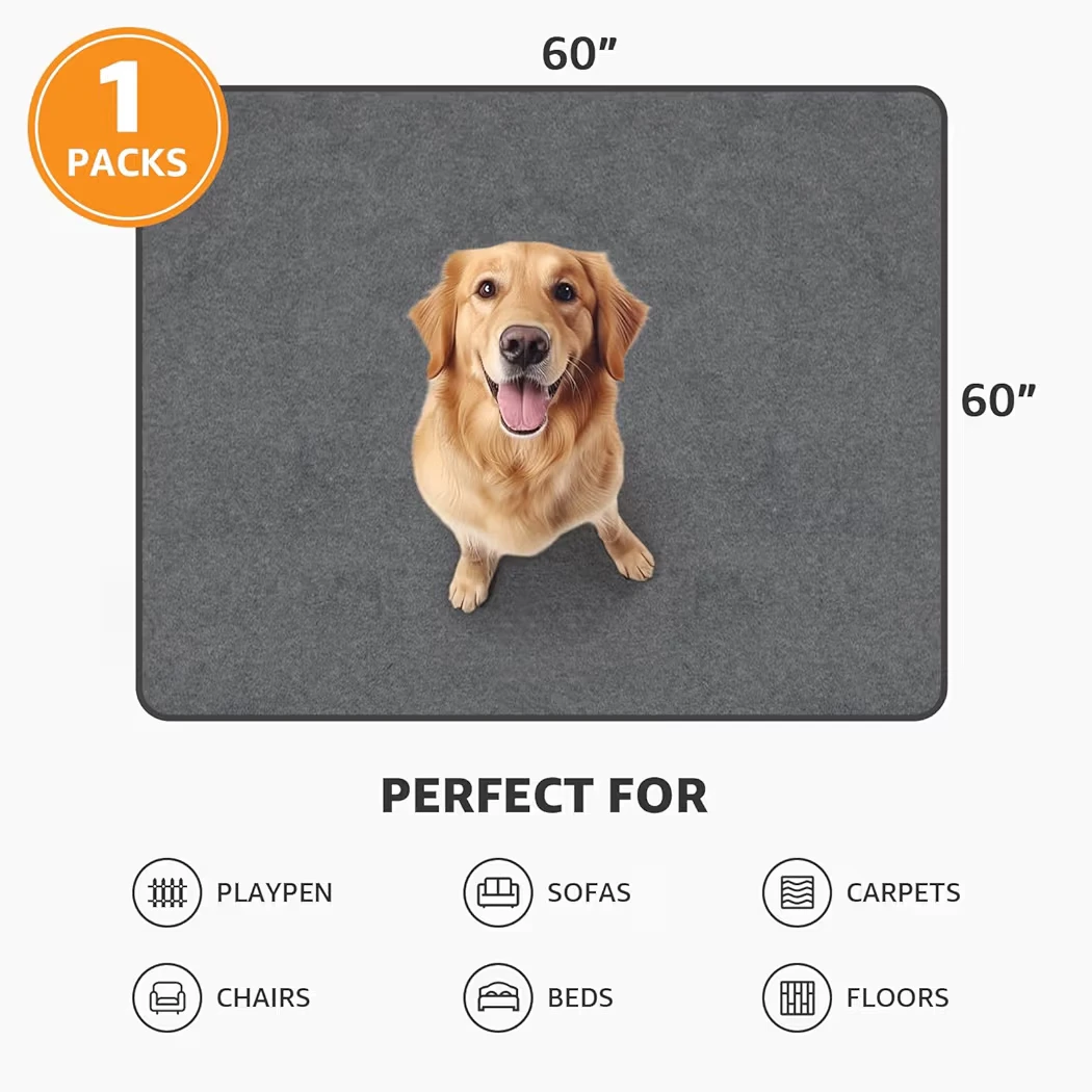 Washable Pet Pee Pad/Non-Slip Blanket (Please see Pics) - photo 3