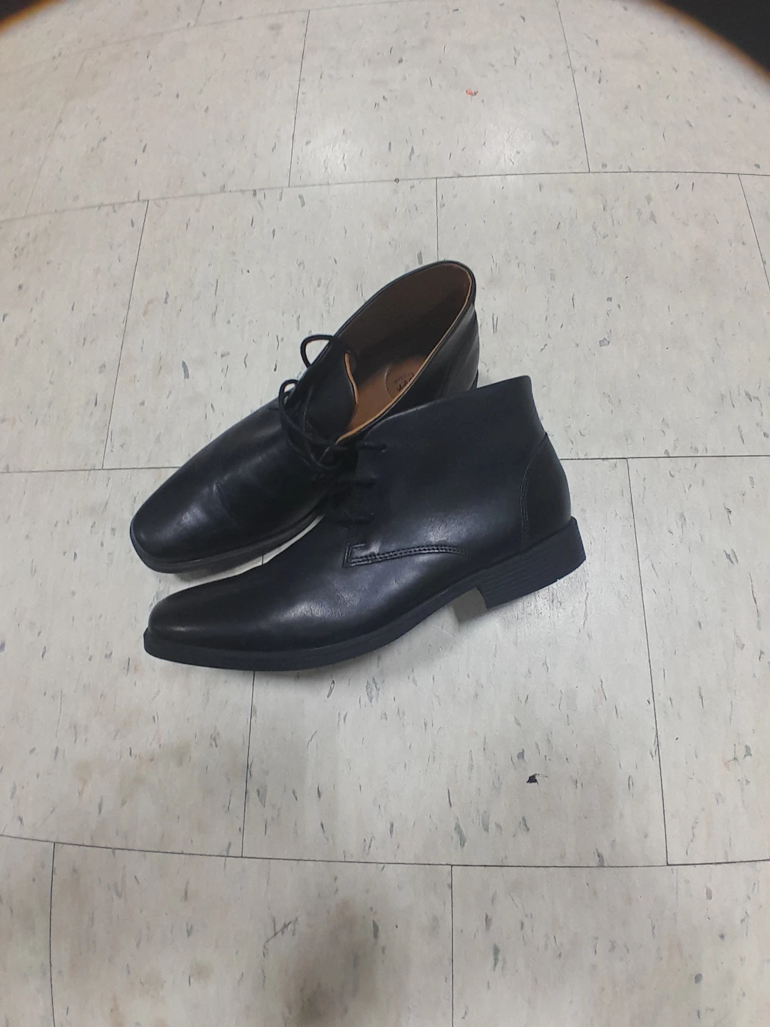Black Leather Chukka Boots  Original Clark's Men's Size 10.5 - photo 5