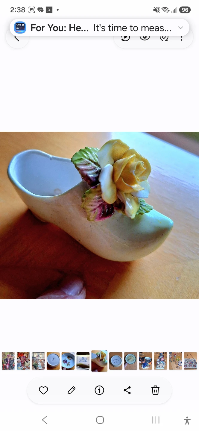 Thomas & Sons Ceramic Shoe Figurine