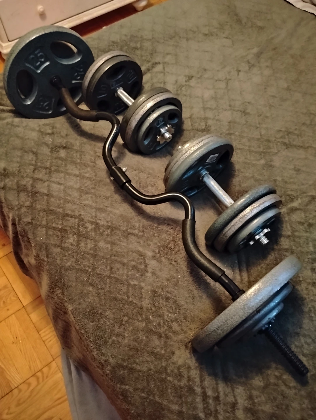 Adjustable Dumbbell Set with Weights - photo 2